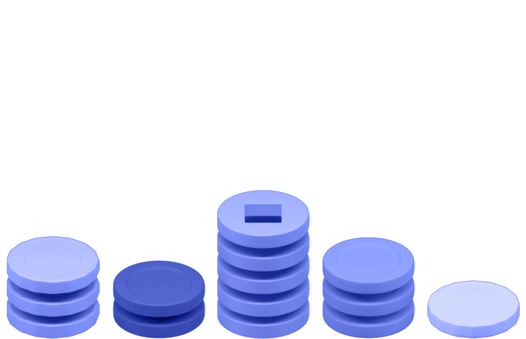 Set of starting backing tokens representing the defined ratio